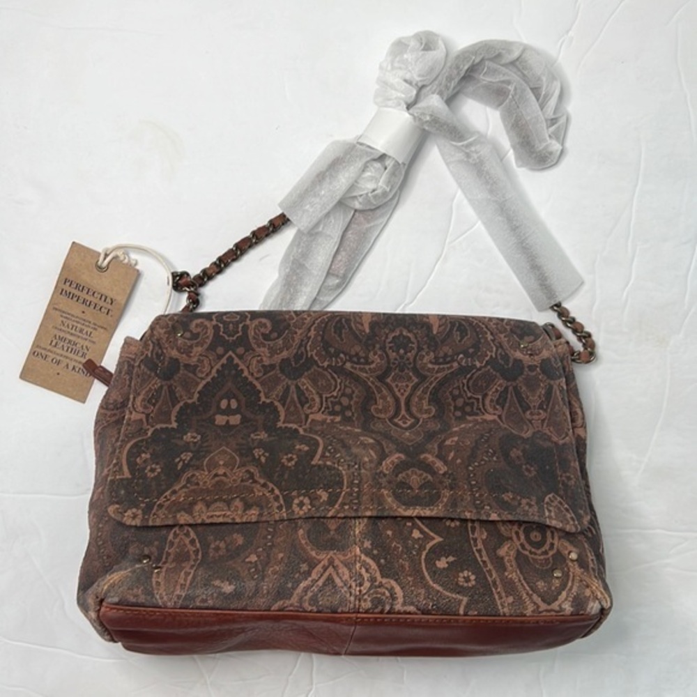 American leather Company boho western style purse bag